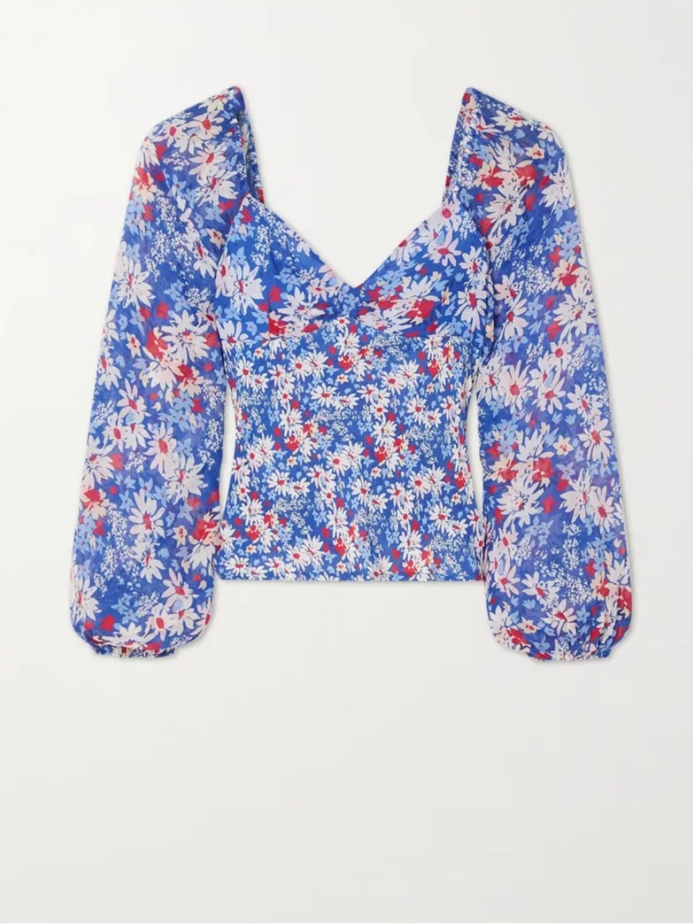 NWOT Rixo Silk Blended Top